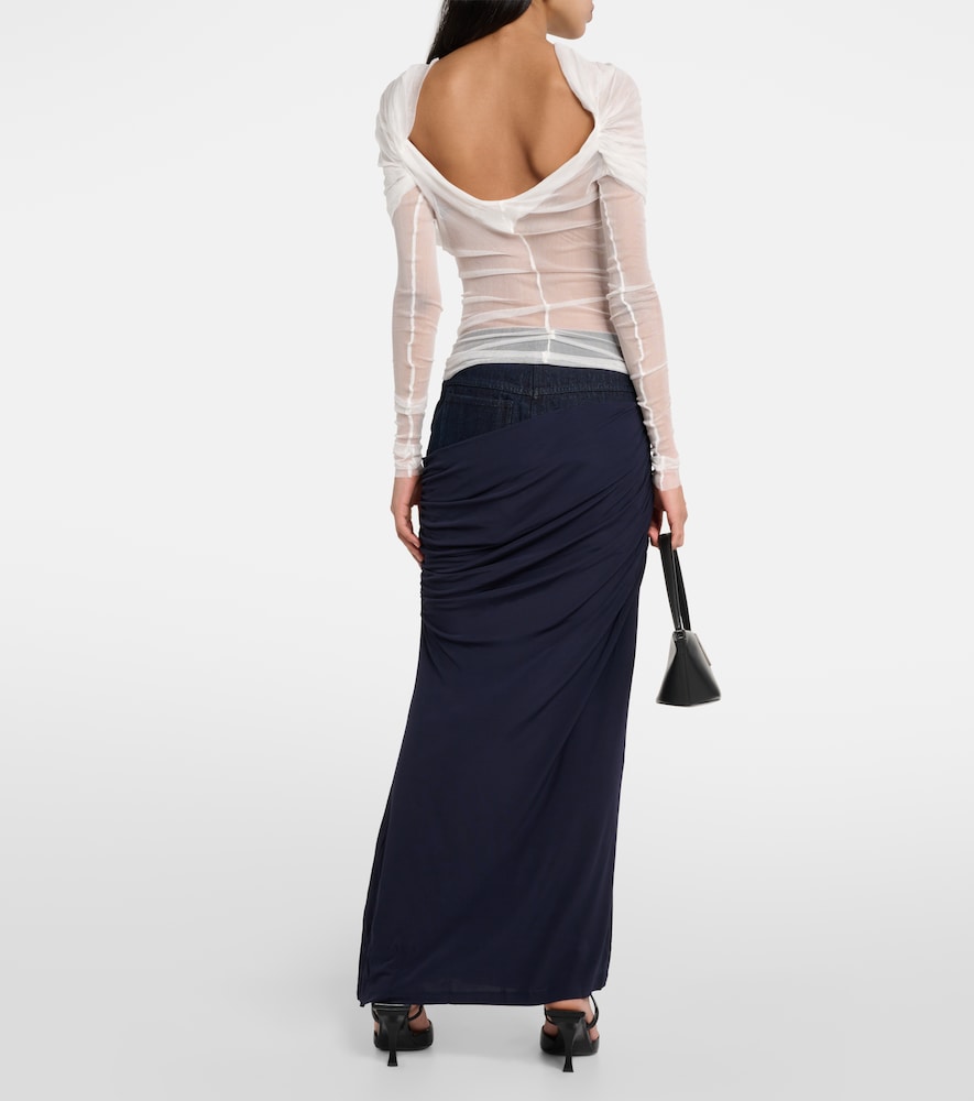  Christopher Esber Christopher Esber Draped Silk Top 