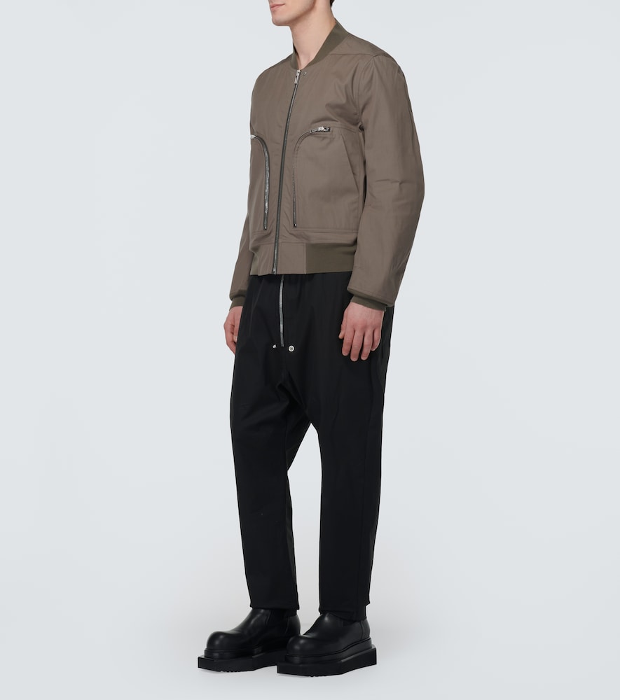  Rick Owens Rick Owens Bauhaus Flight Bomber Jacket 