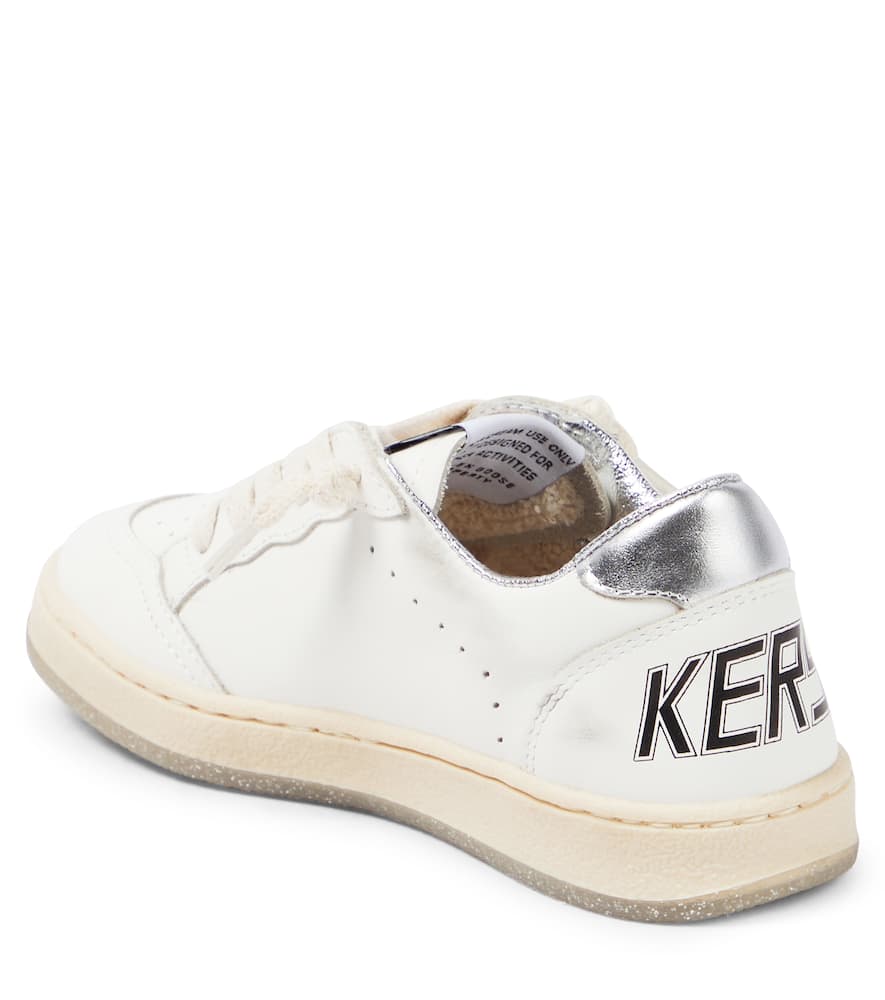 Golden Goose Ball Star Leather Sneakers In Multicoloured
