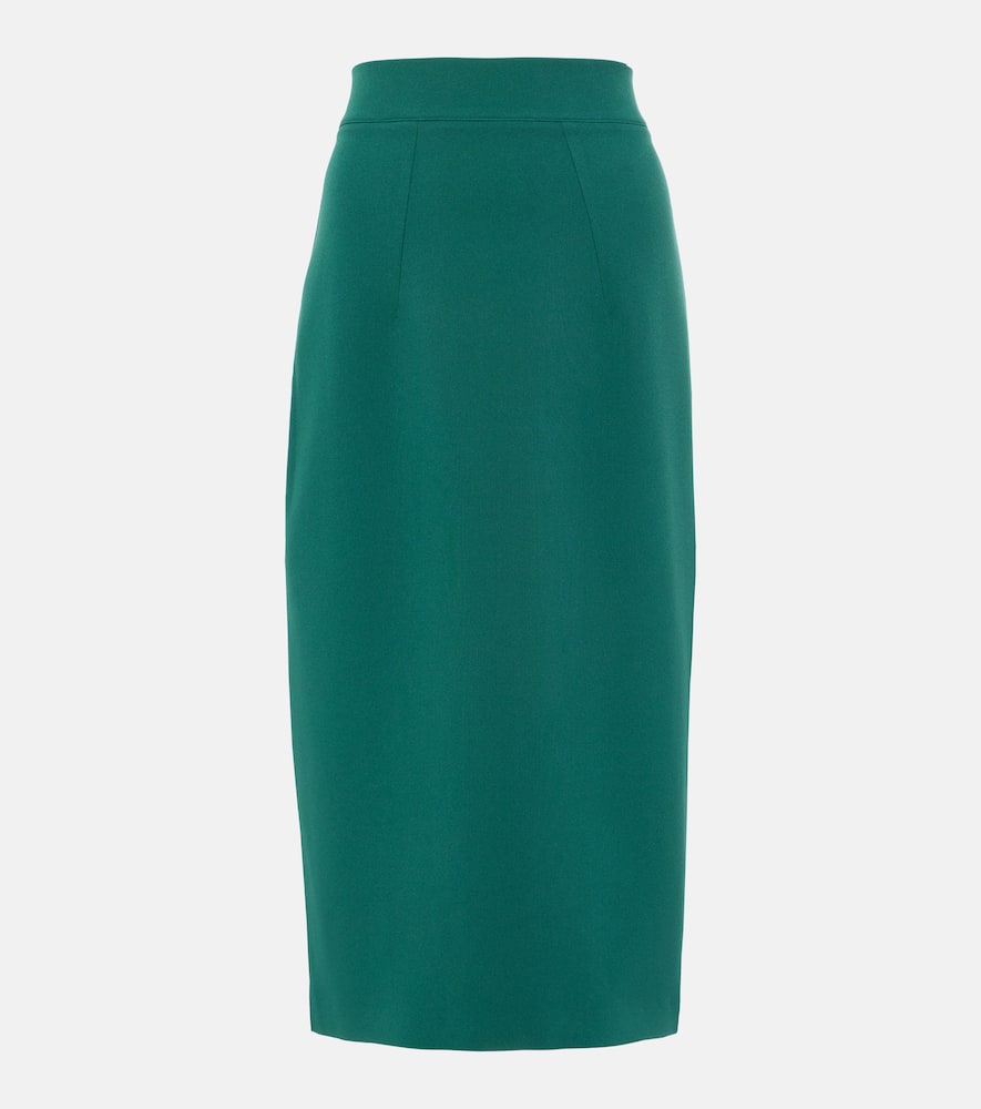 Hokuku crêpe pencil skirt