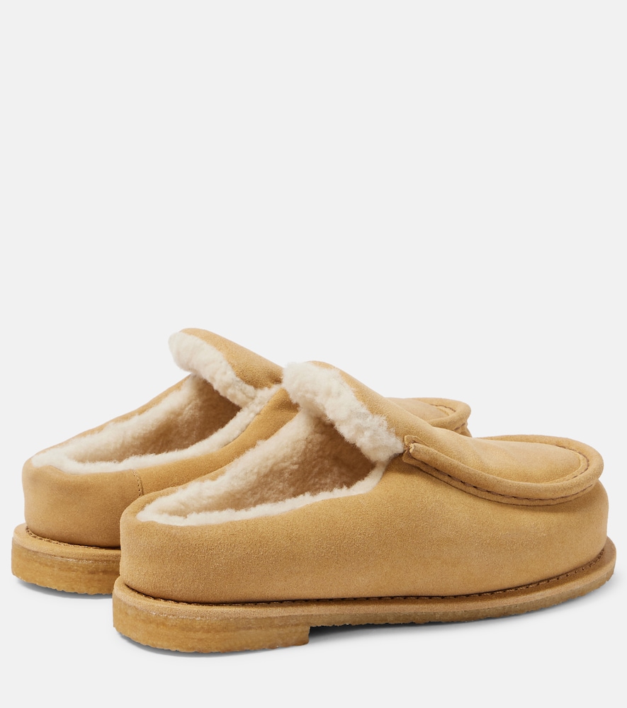 Shearling-Lined Mules
