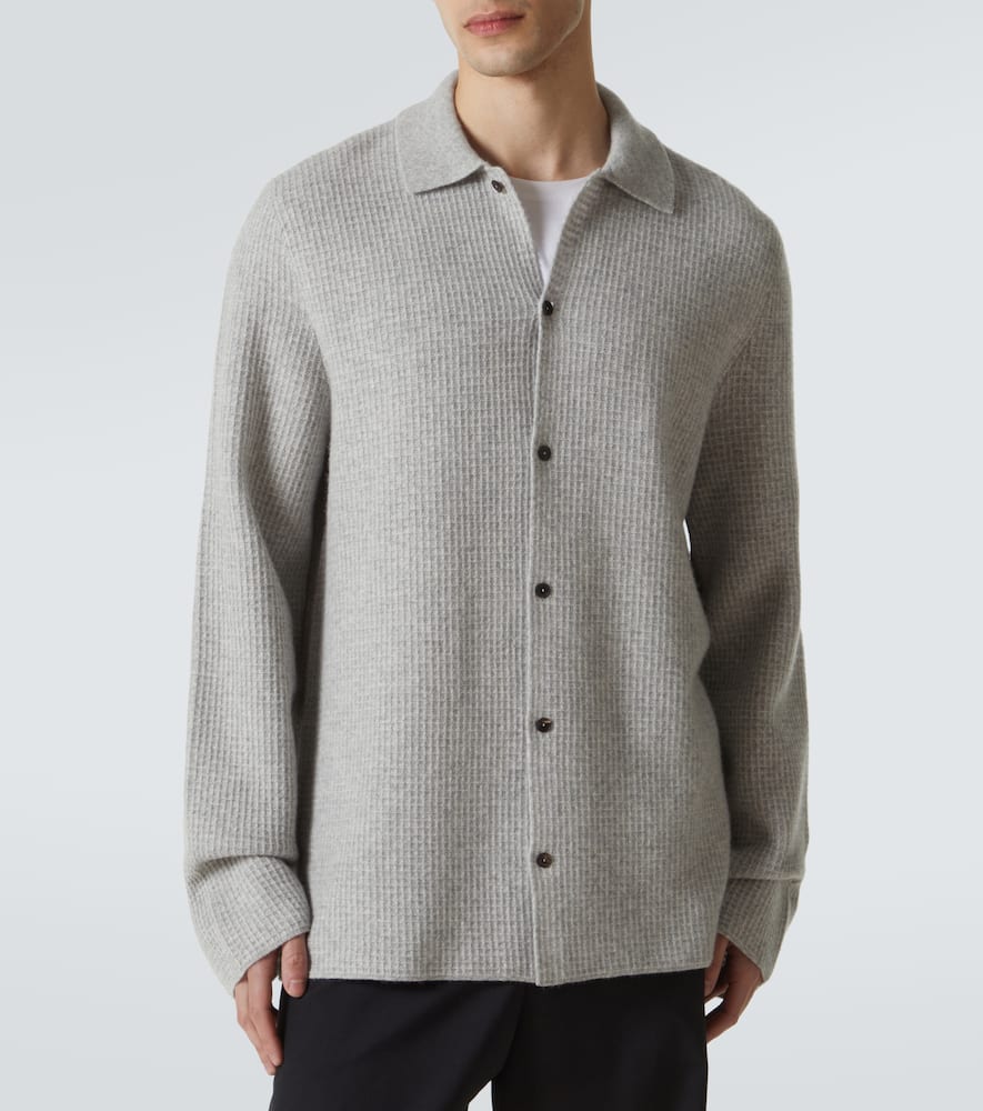 The Row Barkley Wool And Cashmere Jacket In Grey