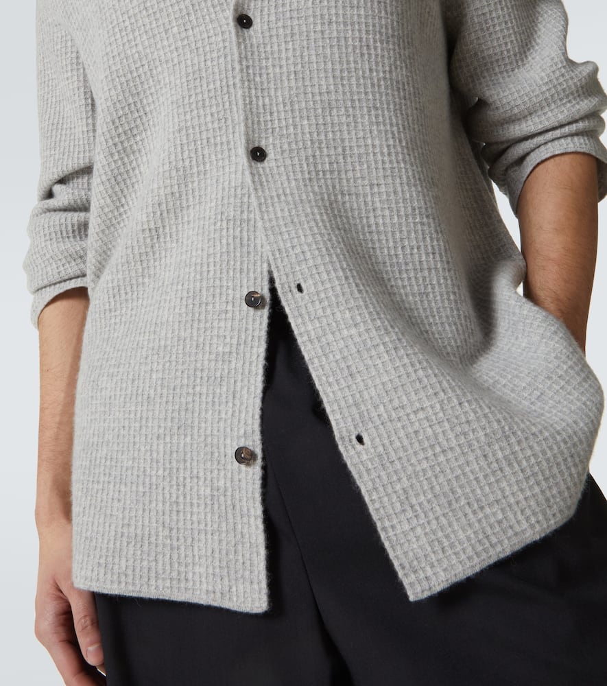 The Row Barkley Wool And Cashmere Jacket In Grey