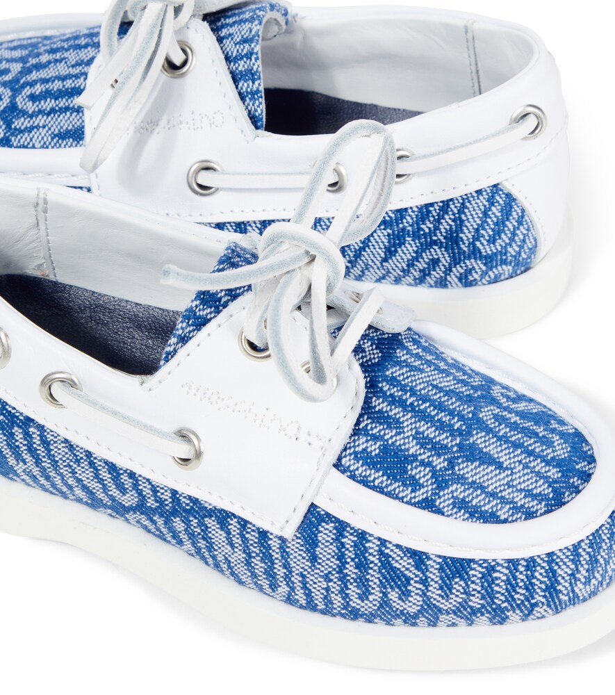  Moschino Kids Moschino Kids Segelschuhe Mit Leder 