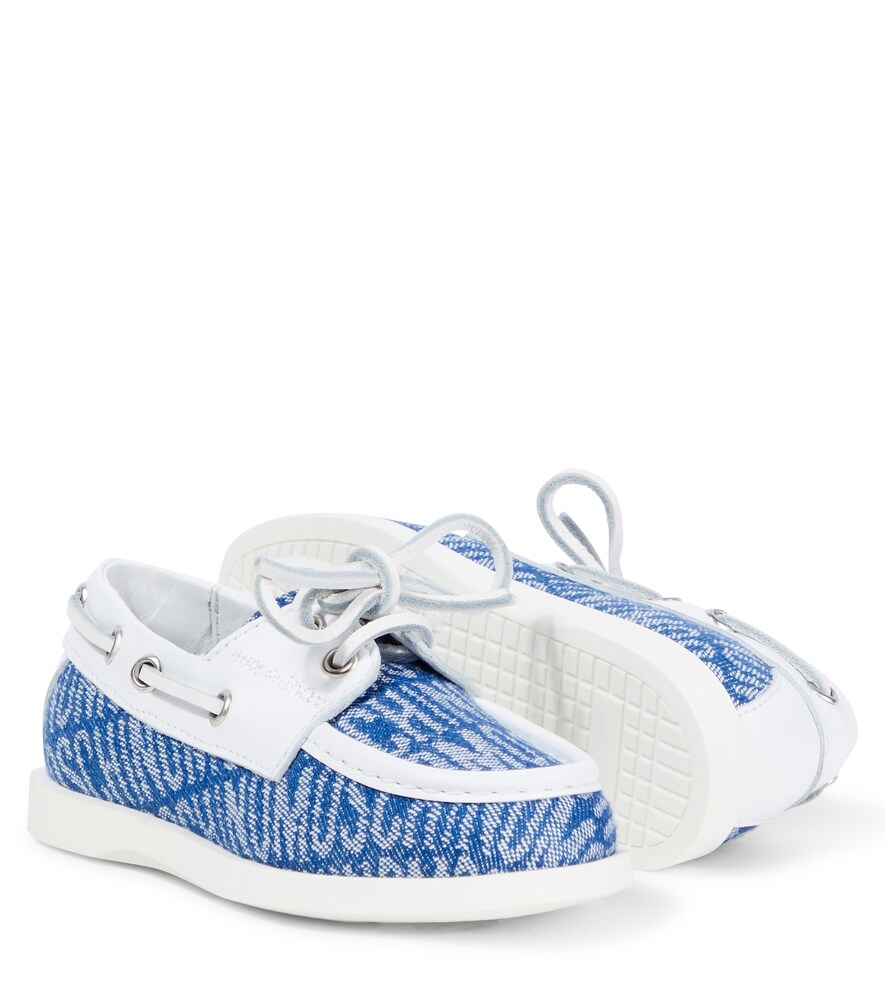  Moschino Kids Moschino Kids Segelschuhe Mit Leder 