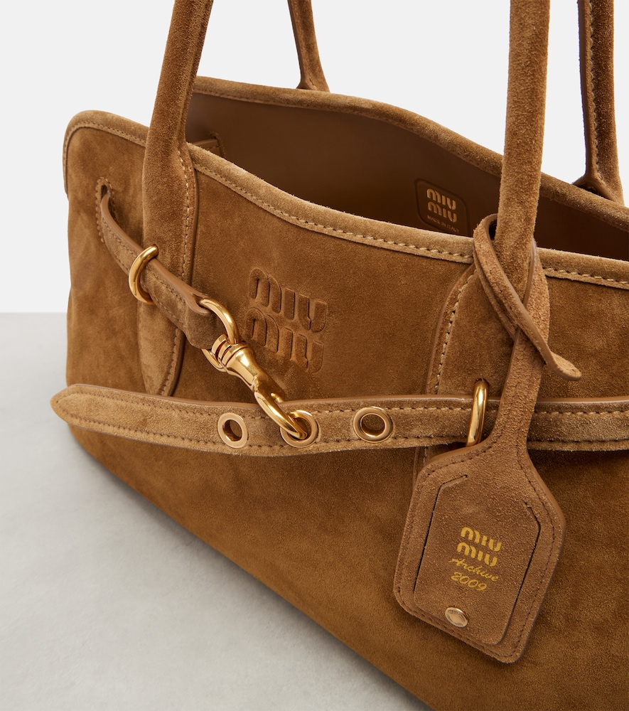  Miu Miu Miu Miu Tote Bag Adventure Aus Veloursleder 