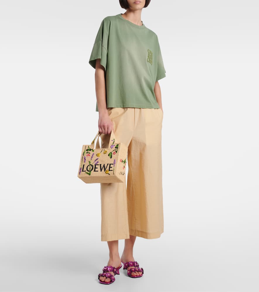 Shop Loewe Font Small Tote Bag In Beige