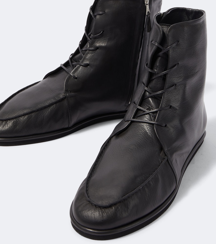  Auralee Auralee Schnürstiefel Aus Leder 
