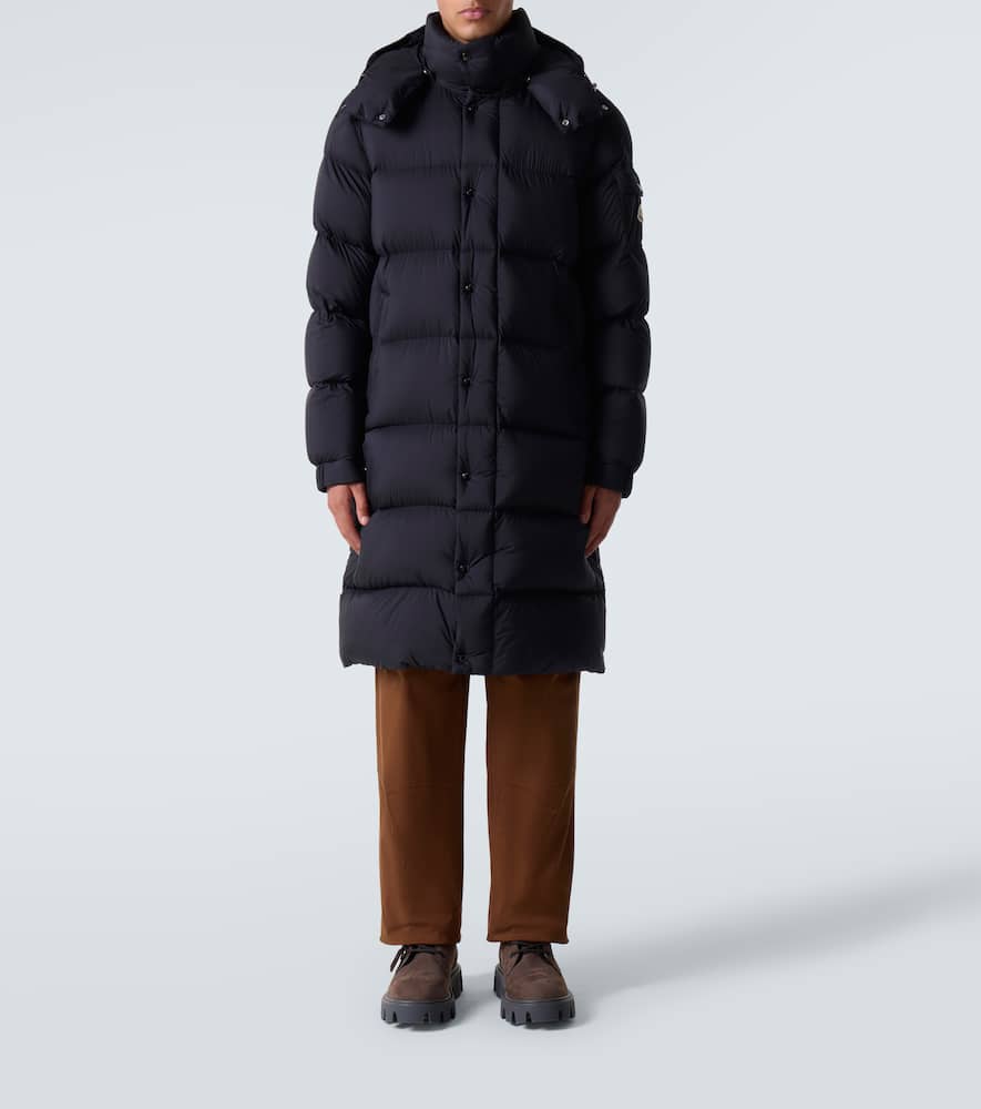 Moncler Hanoverian Down Coat In Black