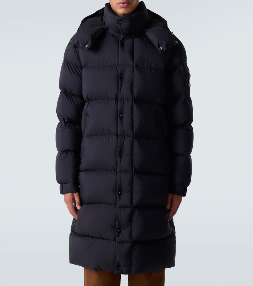 Moncler Hanoverian Down Coat In Black