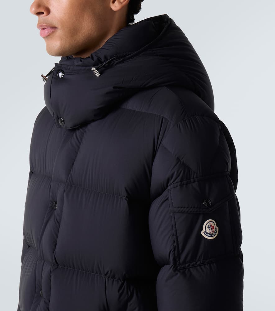 Moncler Hanoverian Down Coat In Black
