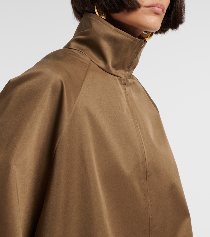 The Frankie Shop Baxter Oversized Blouson In Brown