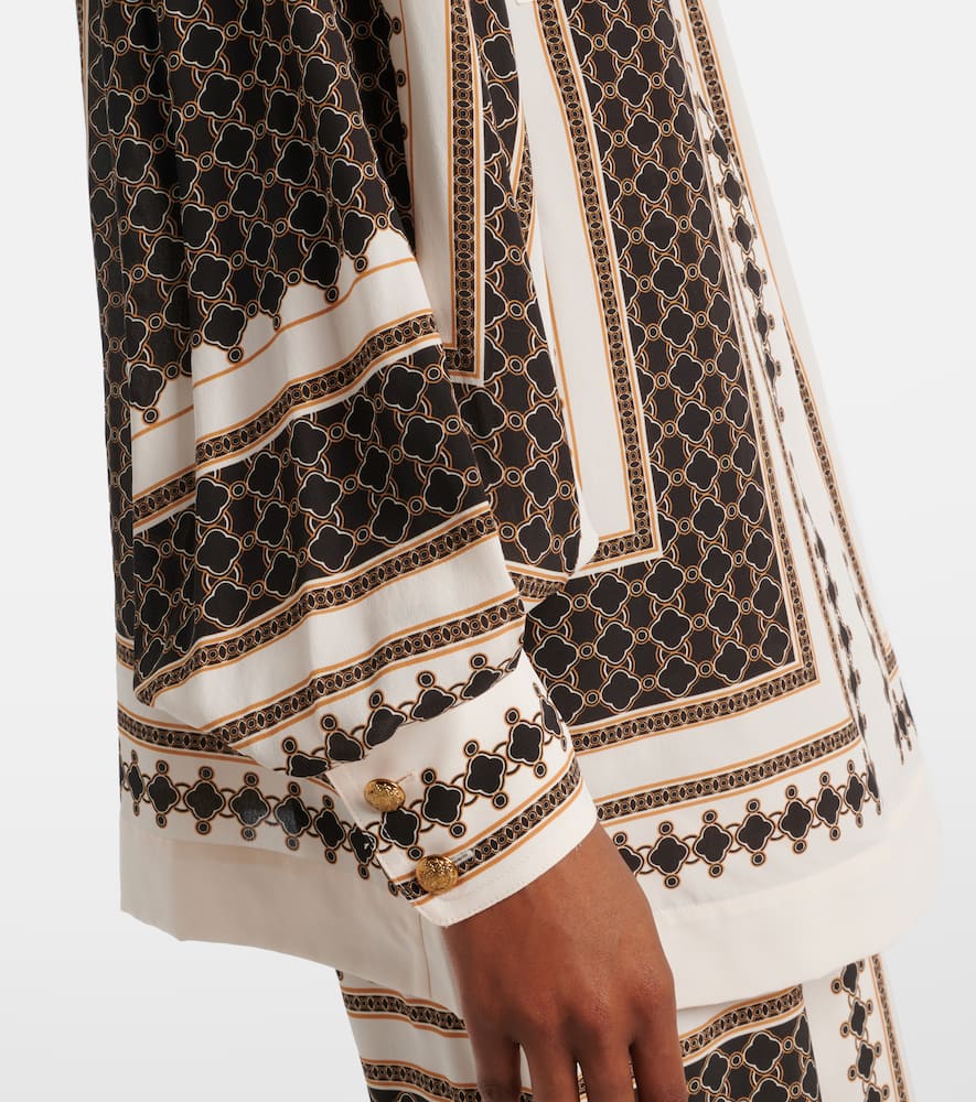 Zimmermann Printed Blouse In Multi