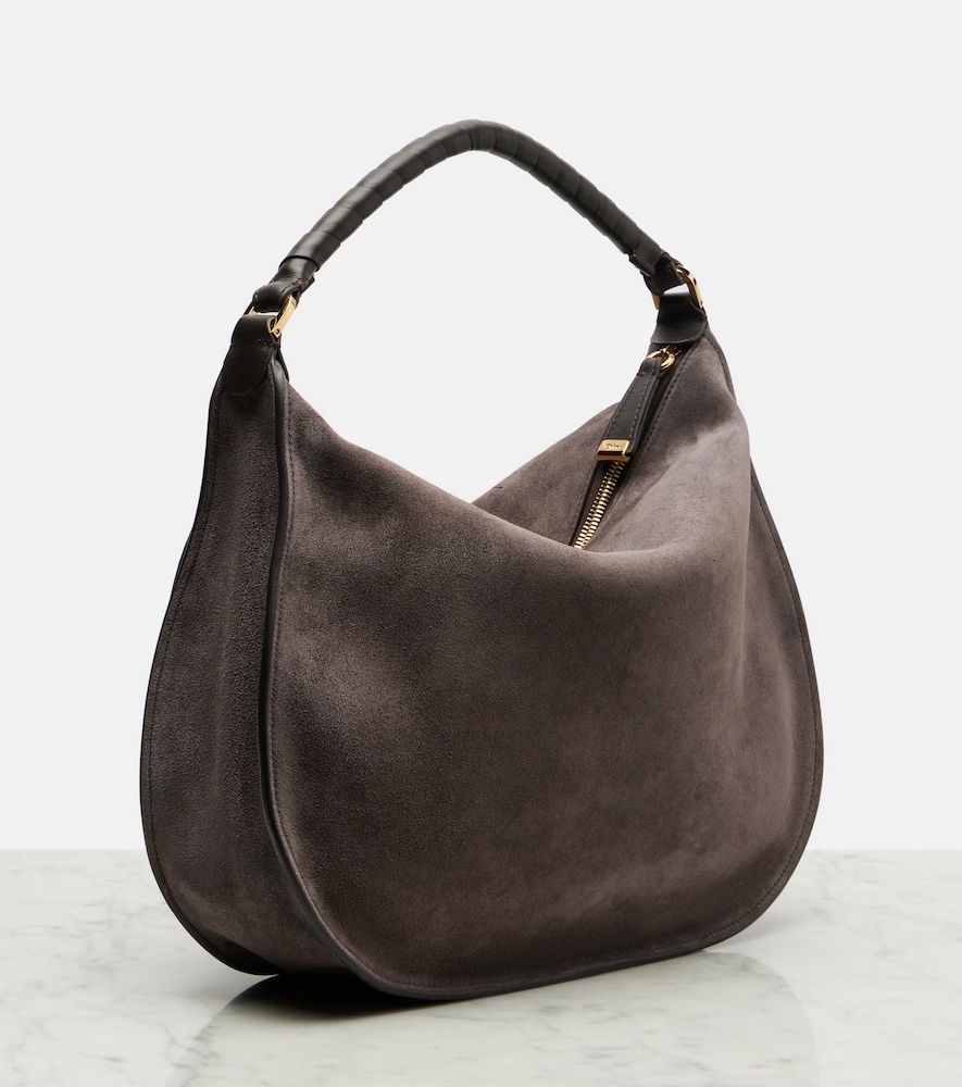  Chloe Chloé Schultertasche Marcie Aus Veloursleder 