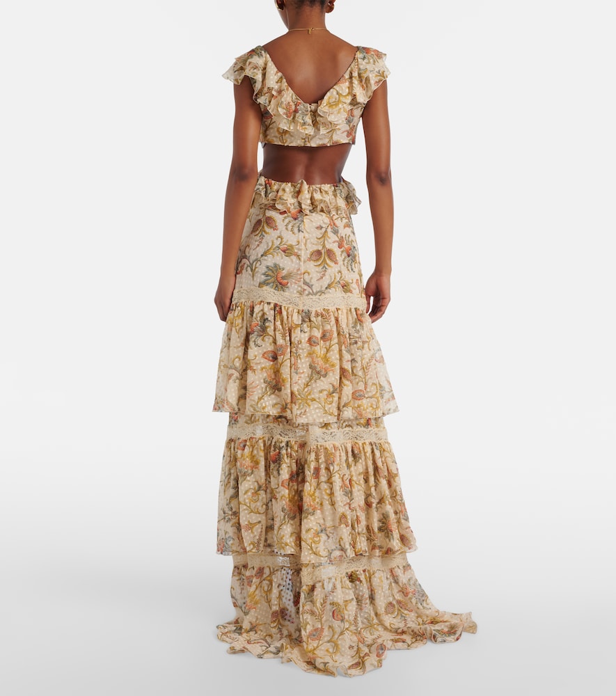  Etro Etro Printed Silk-blend Maxi Dress 