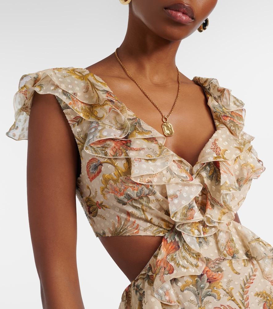  Etro Etro Printed Silk-blend Maxi Dress 