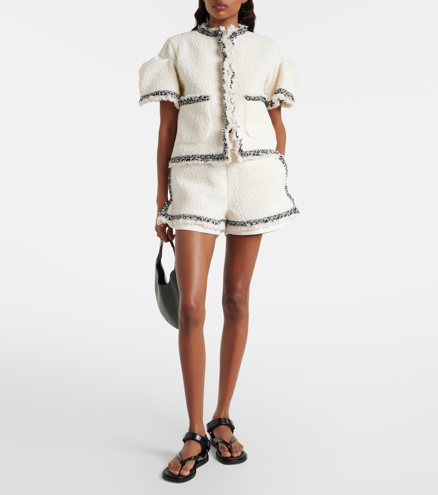 Sacai Sacai Shorts Aus Bouclé 