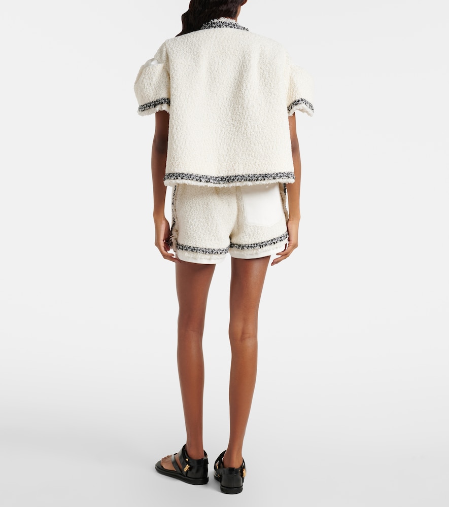  Sacai Sacai Shorts Aus Bouclé 