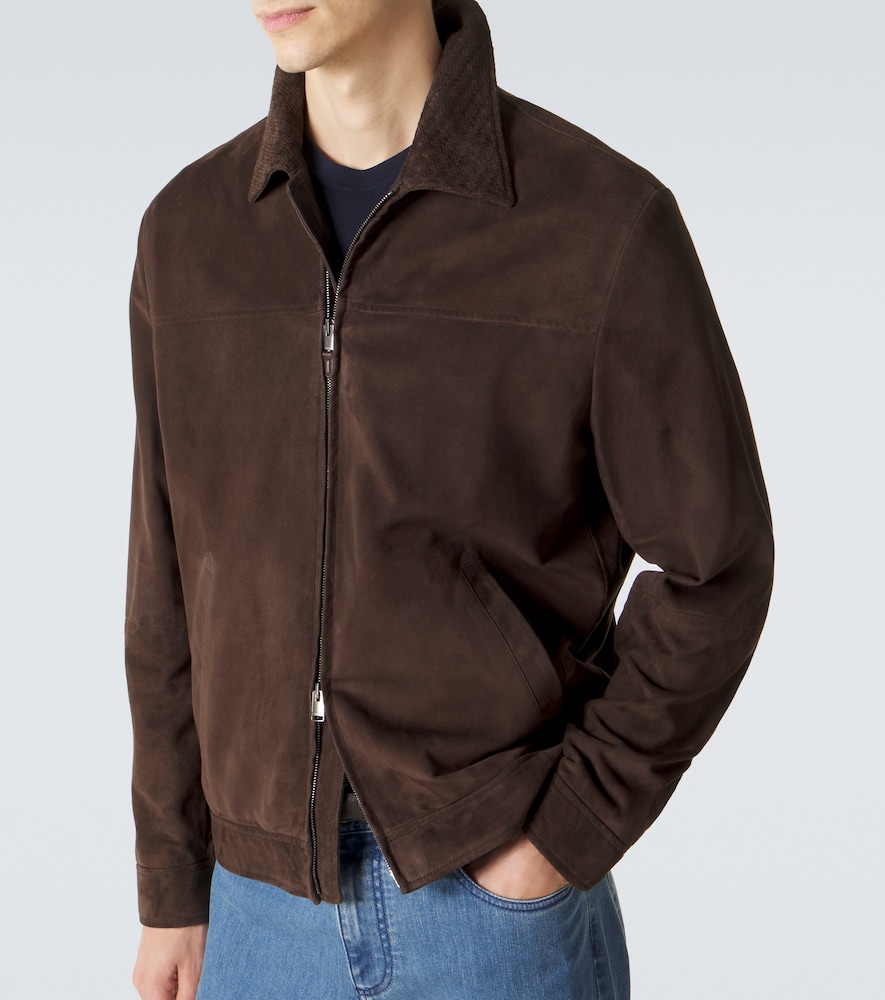  Canali Canali Blouson Aus Veloursleder 