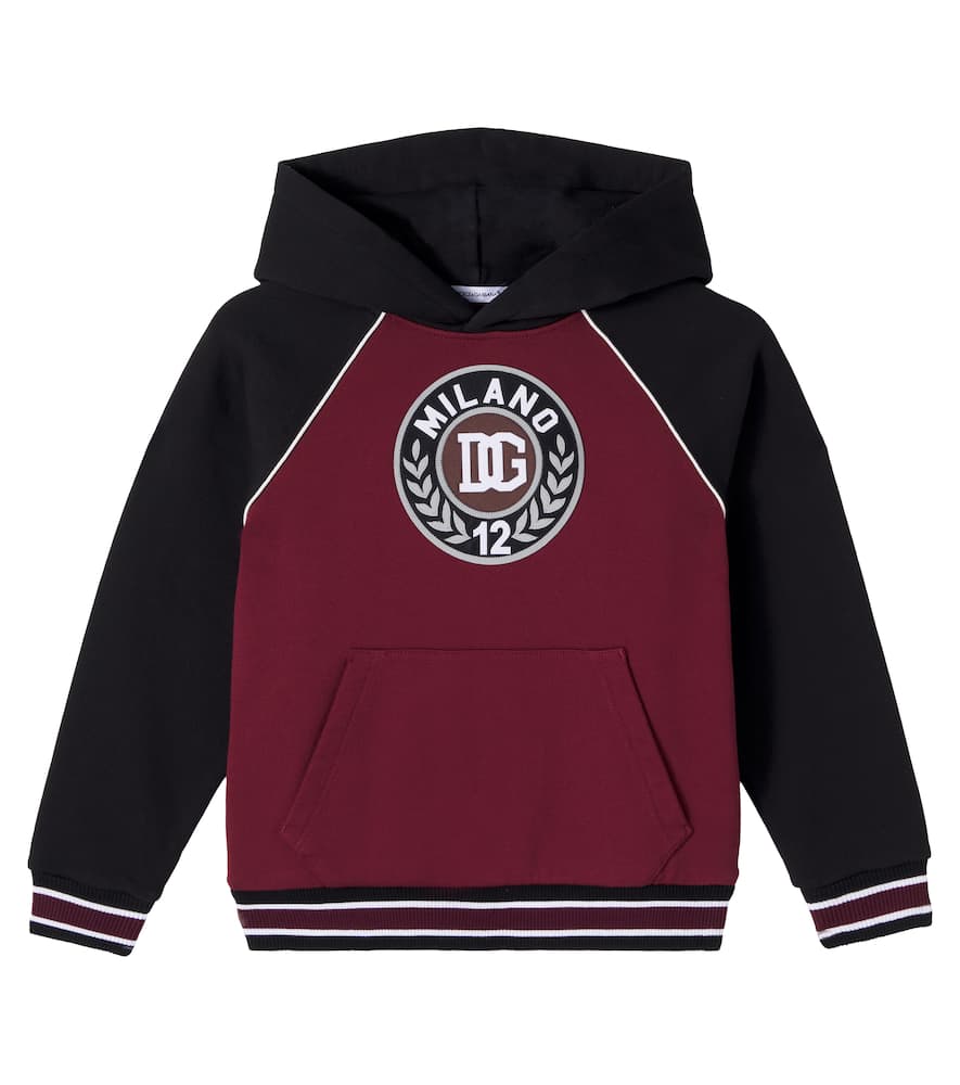 Bestickter Hoodie aus Baumwolle