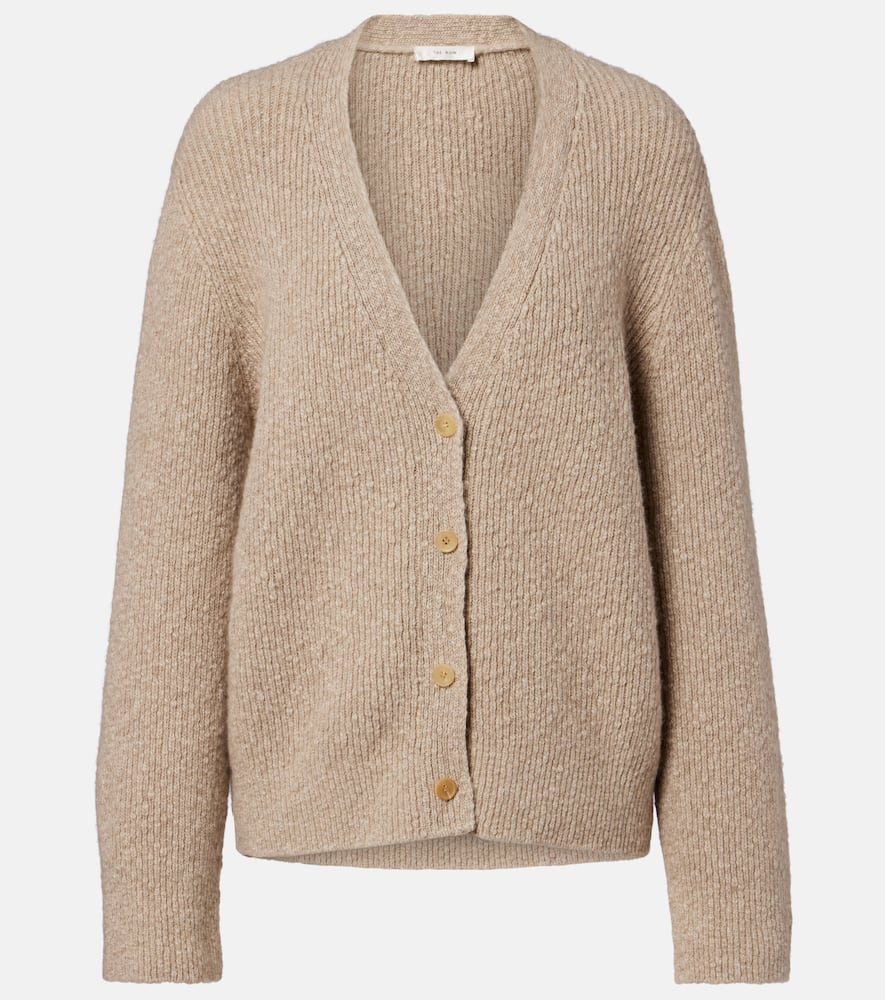 The Row Naroch Cashmere Cardigan In Sand