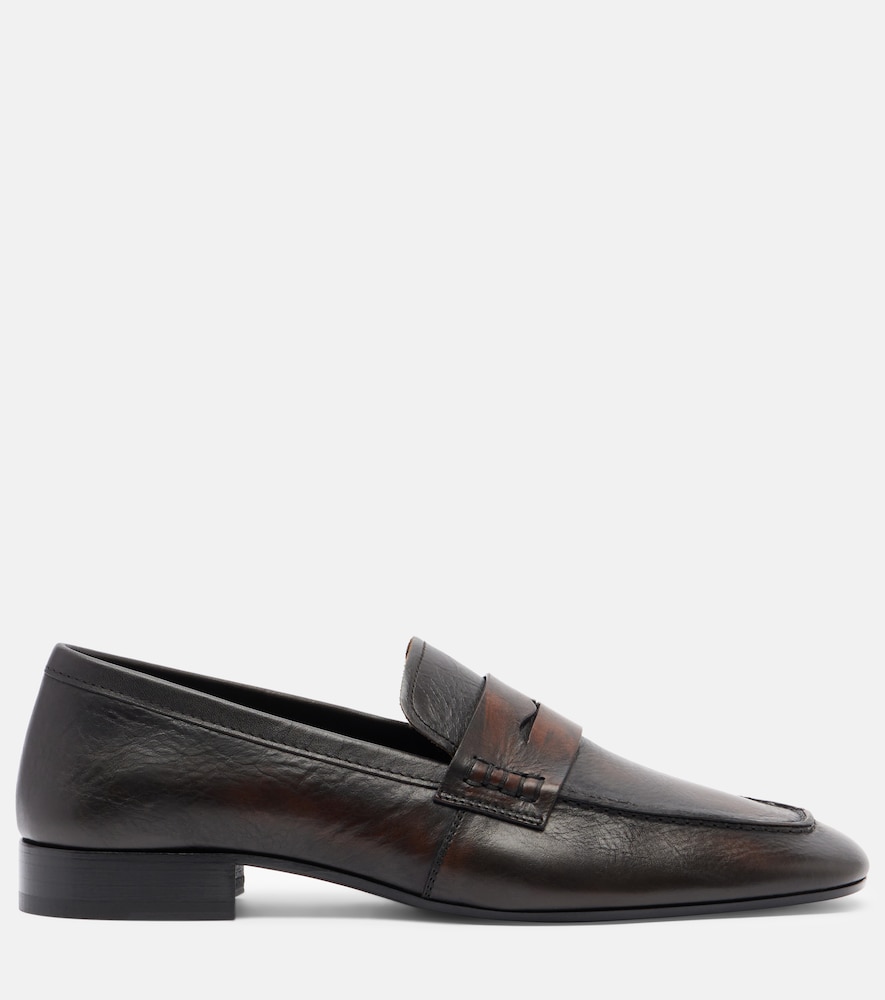  Dries Van Noten Dries Van Noten Penny Loafers Aus Leder 