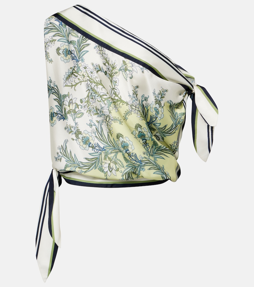 Veronica Beard Top asymtrique Tari en serg fleurs 252 €