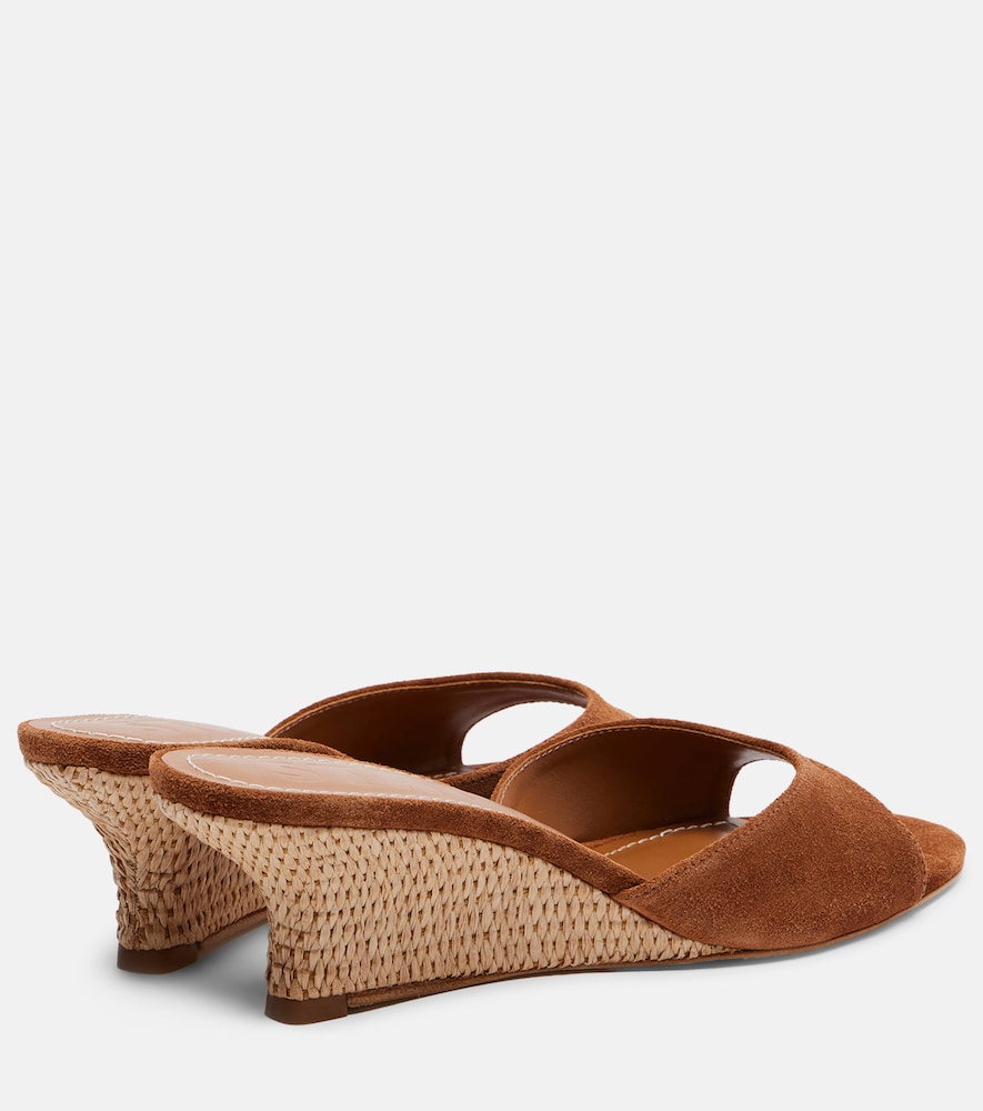  Staud Staud Brigitte 60 Suede Wedges 