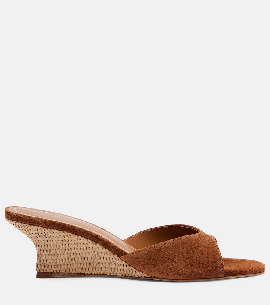  Staud Staud Brigitte 60 Suede Wedges 