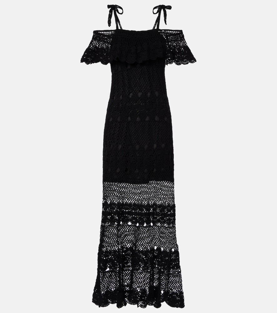 Anna Kosturova Marianne crochet cotton maxi dress