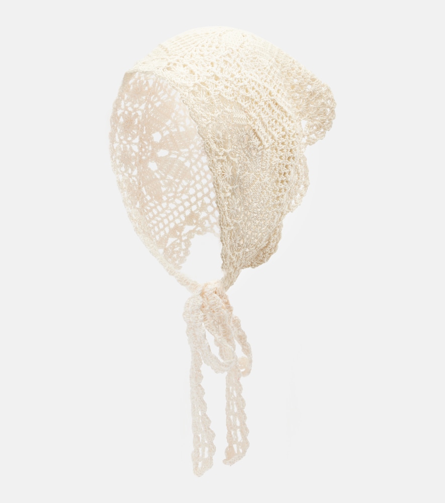 Anna Kosturova Crochet cotton scarf