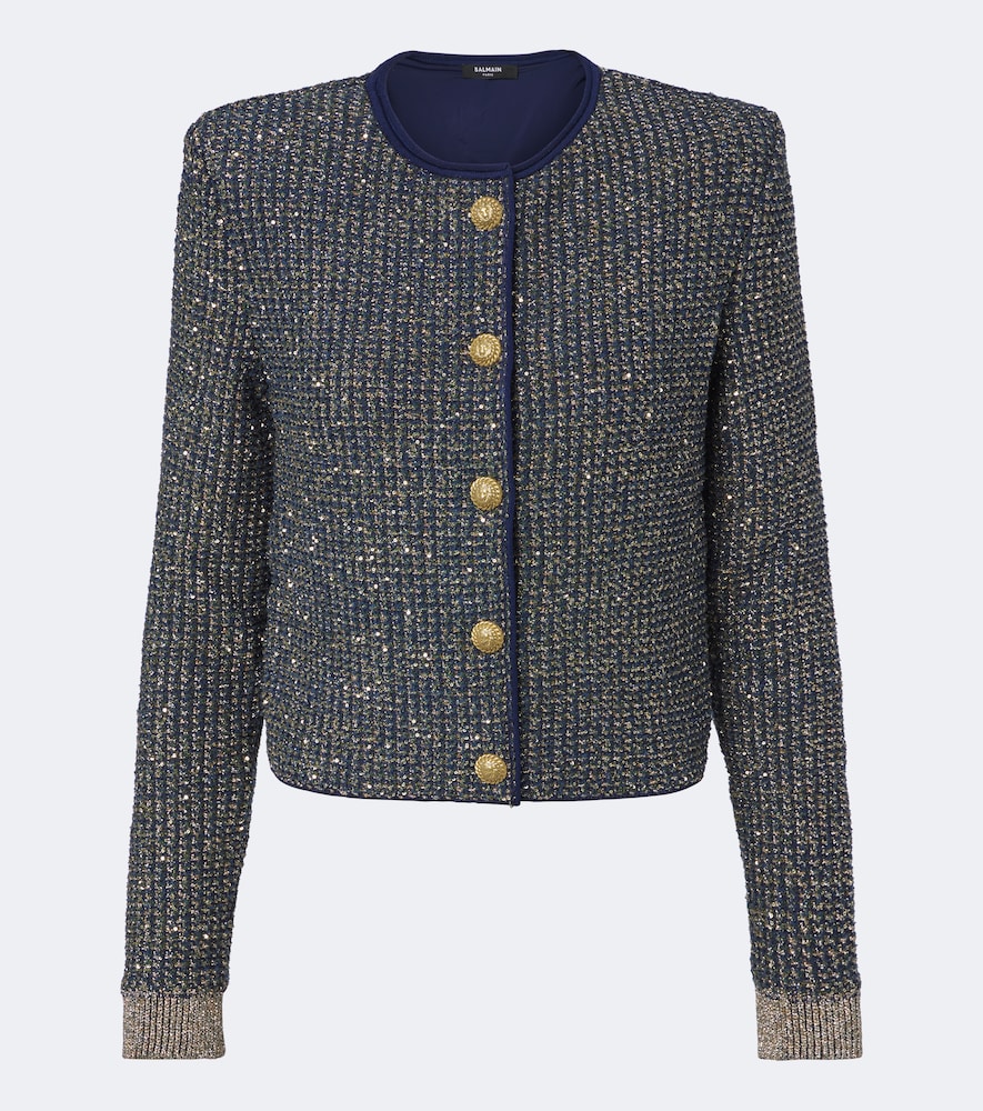 Balmain Veste en tweed sequins 1590 €