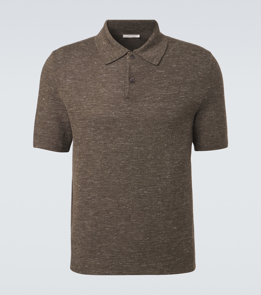 The Row Men's Brown Ravi Silk, Cashmere, And Linen Polo Shirt UK Size 42 - Mytheresa