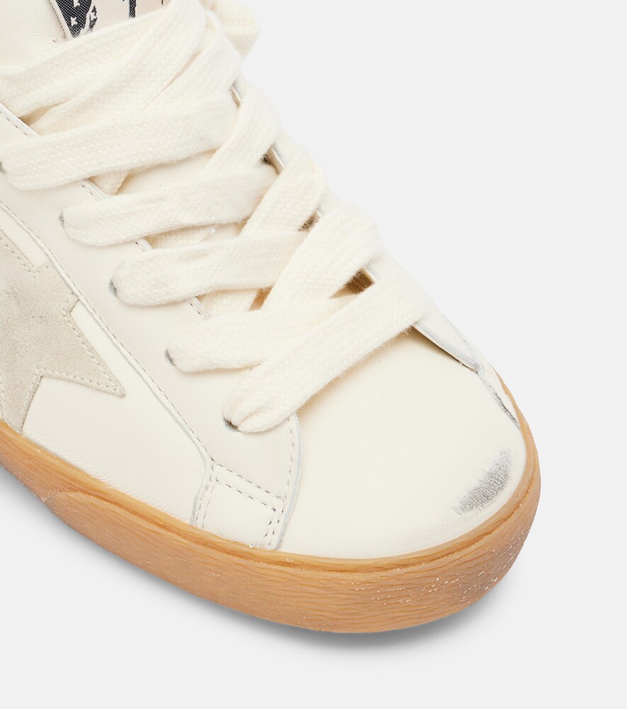  Golden Goose Golden Goose Sneakers Super-star Aus Leder Mit Shearling-futter 