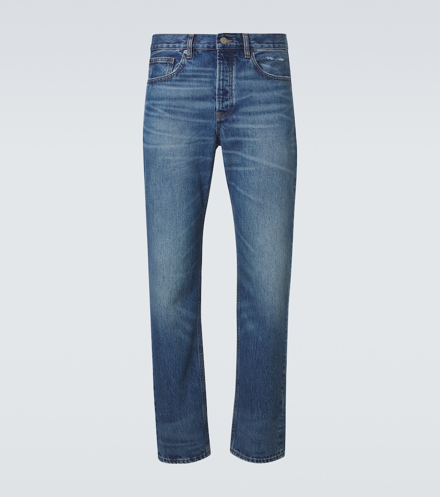 Jeans regular a vita media