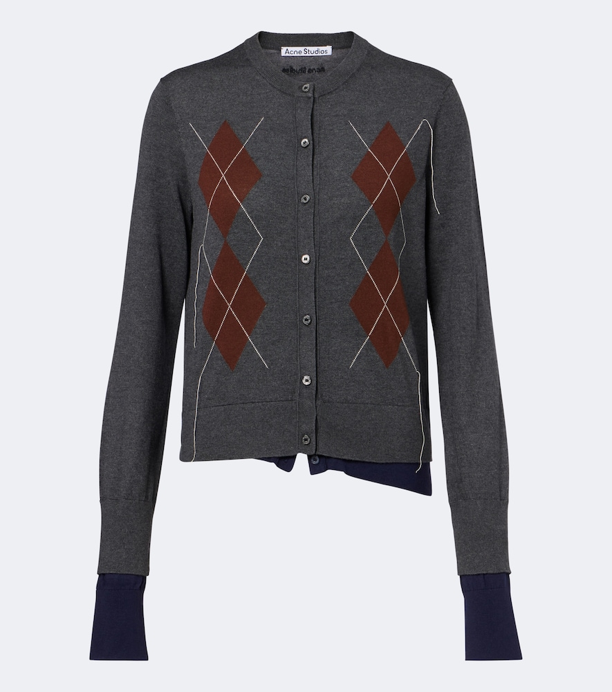 Acne Studios Cardigan en soie laine et cachemire 550 €