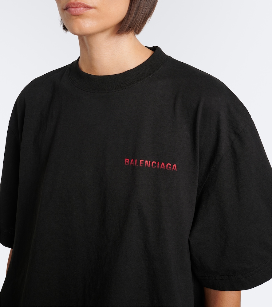 Asymmetric Cotton Jersey T-Shirt