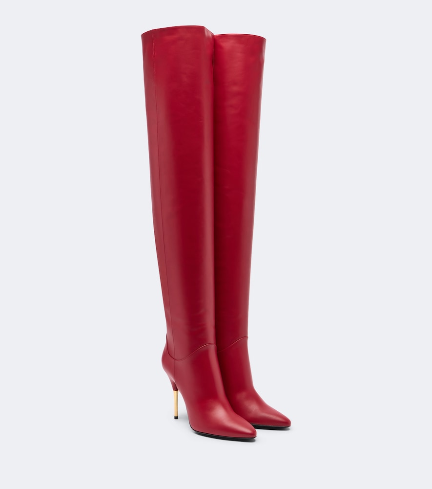 Overknee-Stiefel Deboot aus Leder