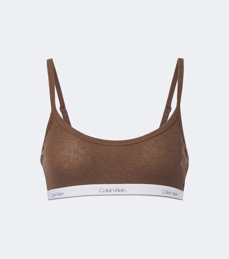 Bralette Sienna in misto cotone a coste