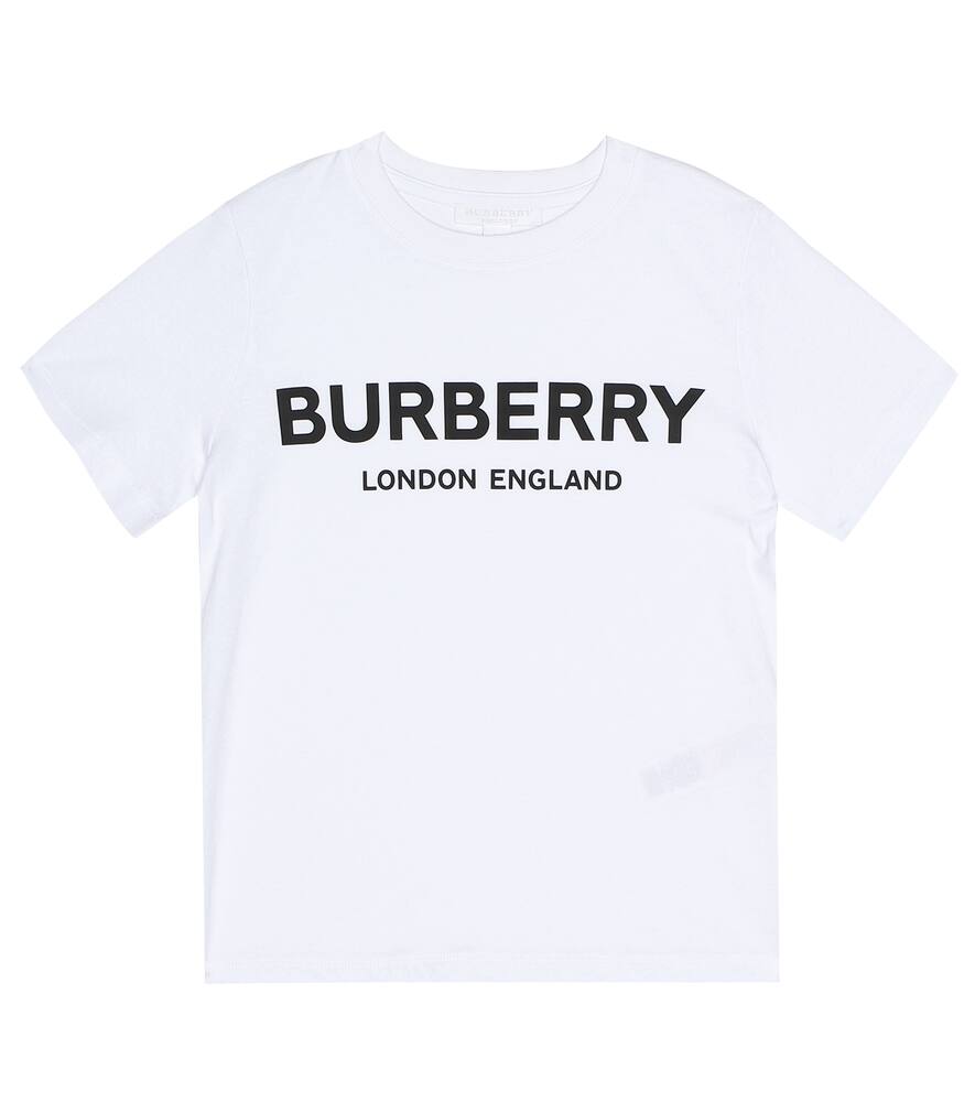 Click to view more detailed imagery on our partner's website Burberry Girls' Robbie Logo Tee - Little Kid, Big Kid In White