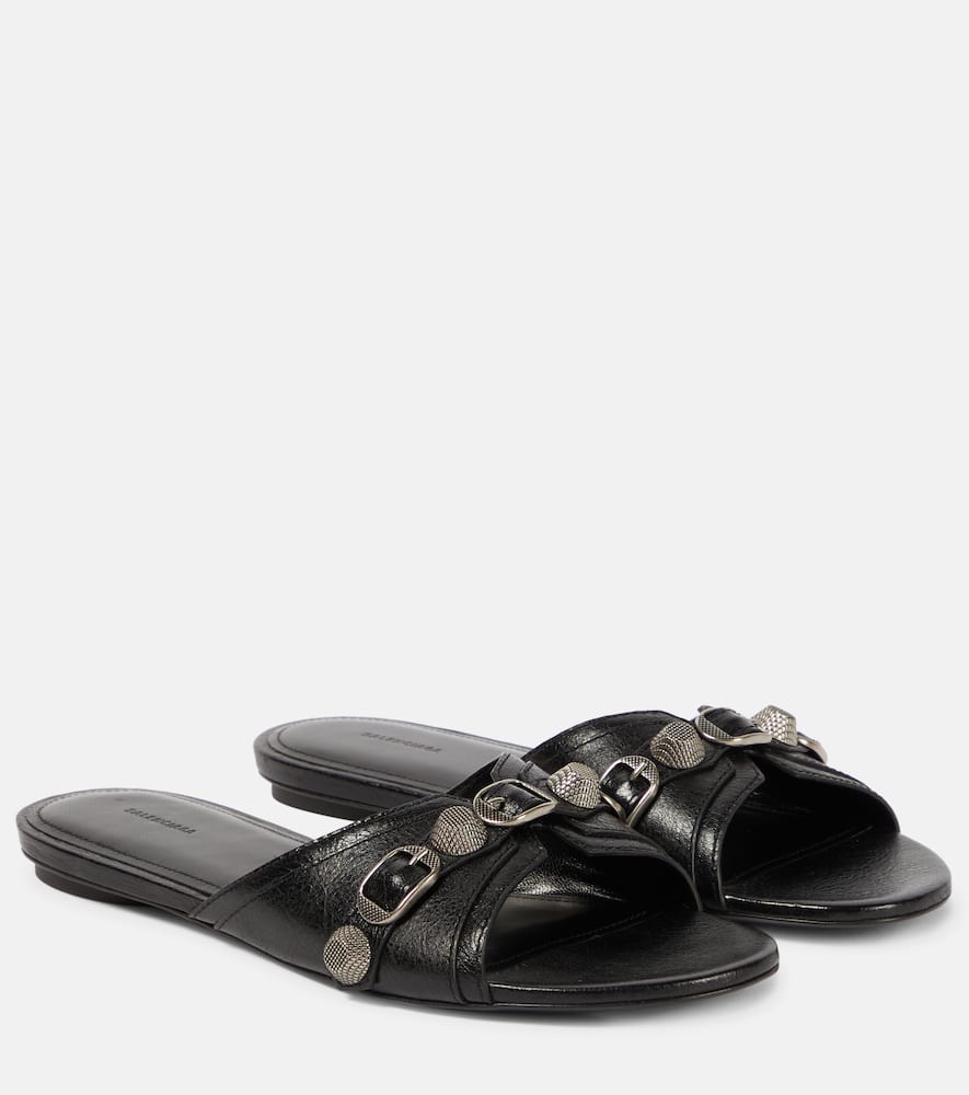 Cagole leather slides