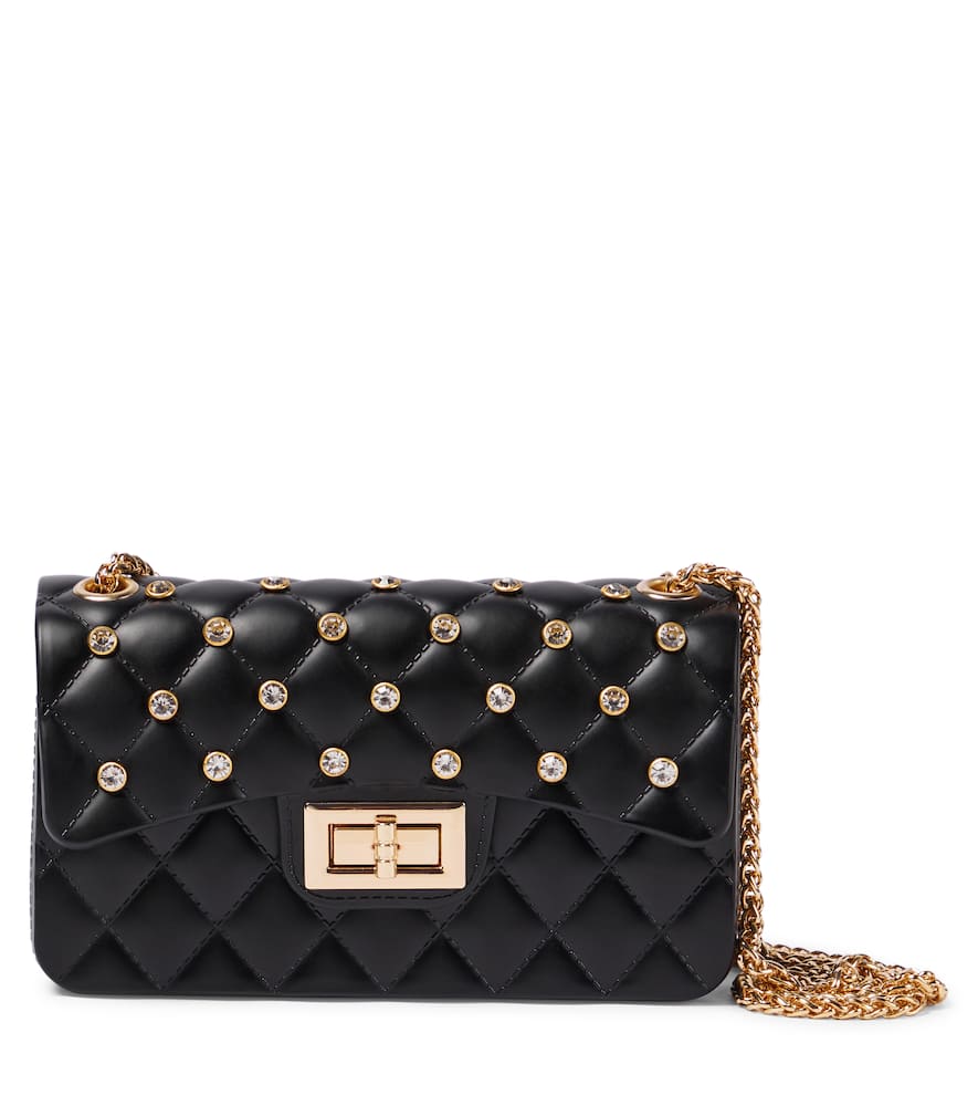 Monnalisa Embellished PVC shoulder bag