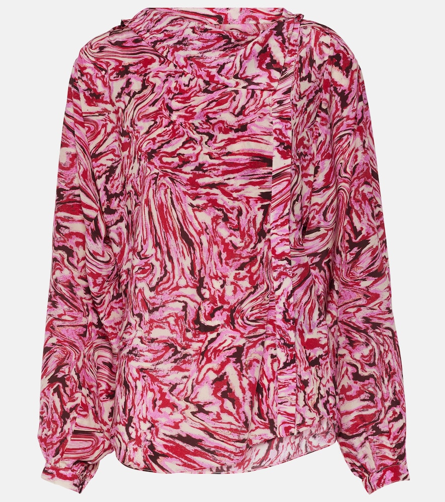 Isabel Marant Blouse Tiphaine imprime en soie 413 €