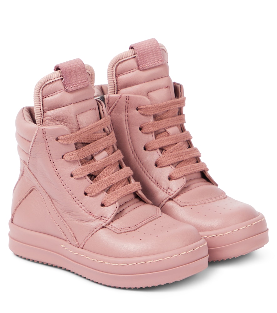 Rick Owens Rick Owens Kids Baby Geo leather sneakers　Rick Owens キッズ ベビー ジオ レザー スニーカー