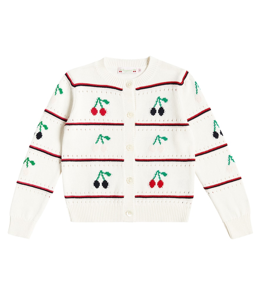 Bonpoint Armel printed cotton cardigan