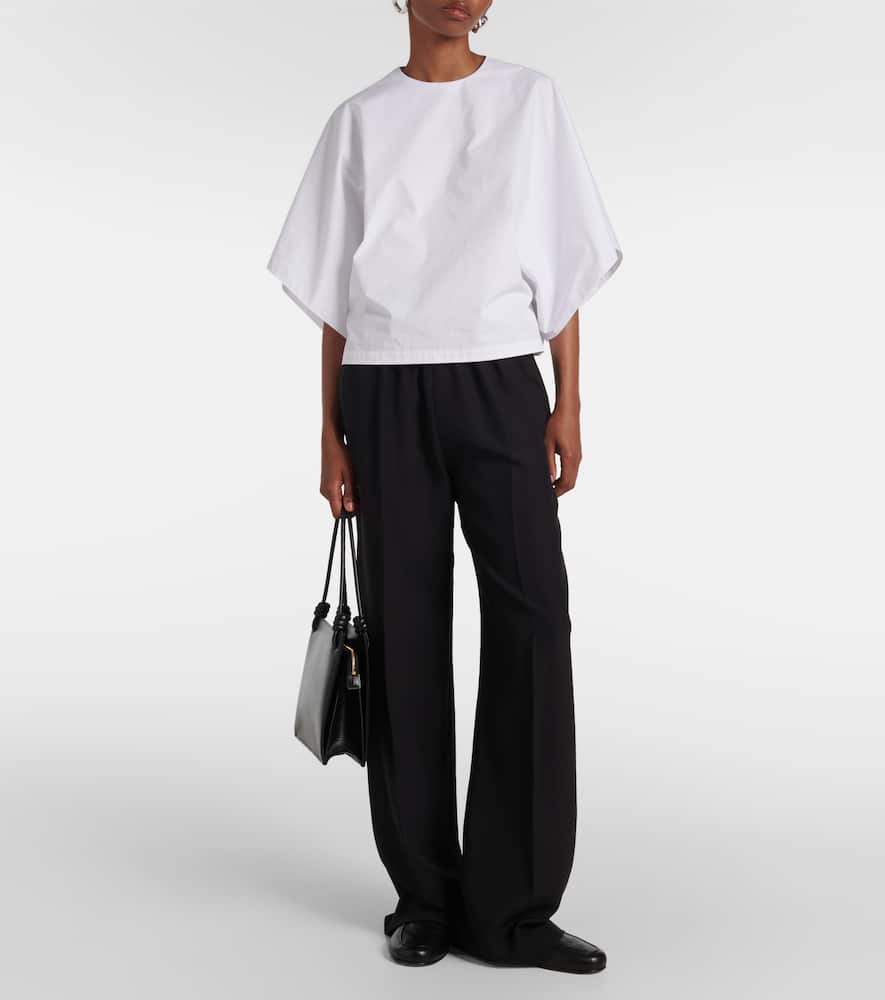 FFORME TENLEY DRAPED COTTON TOP