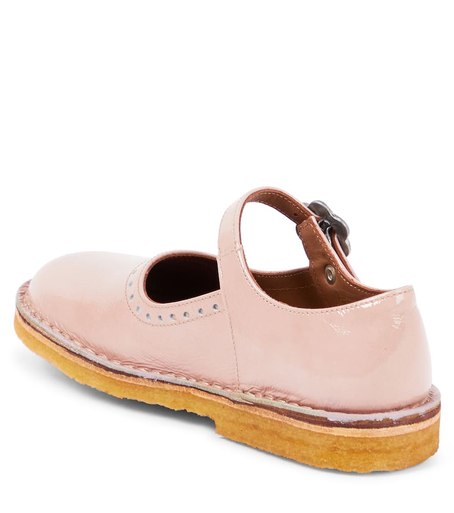 Pèpè Naplak Leather Ballet Flats In Pink
