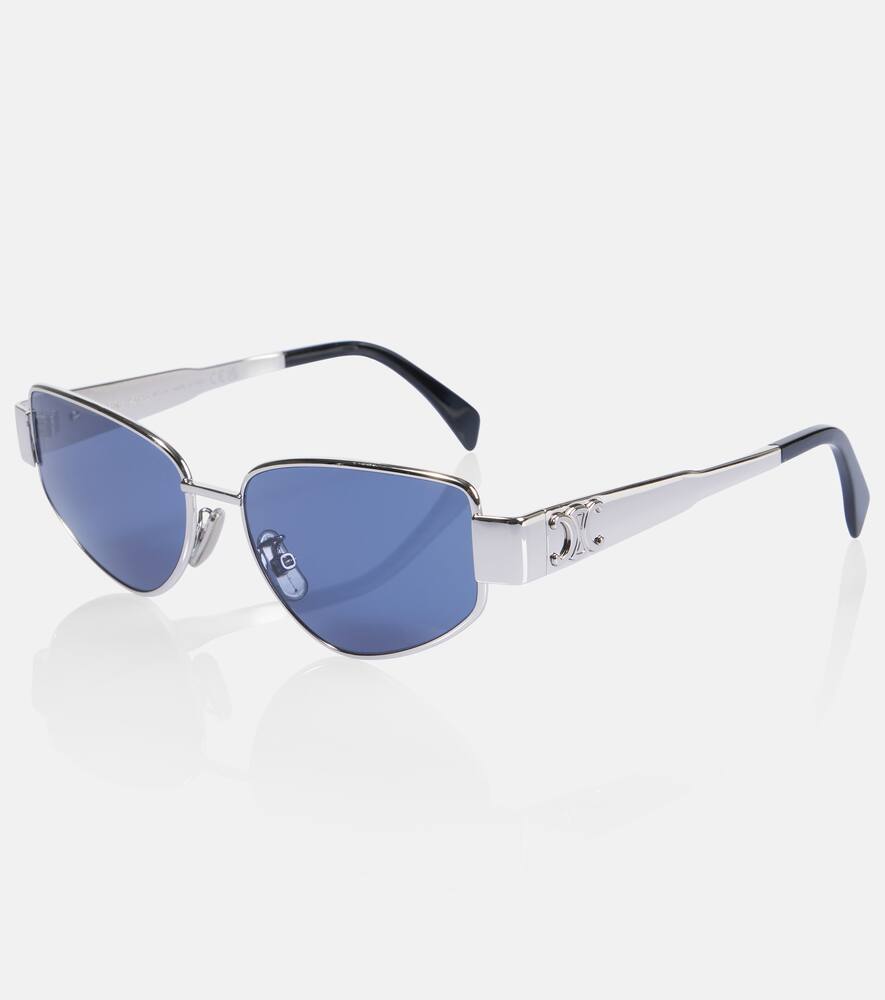 Celine Triomphe Cat-eye Sunglasses In Blue