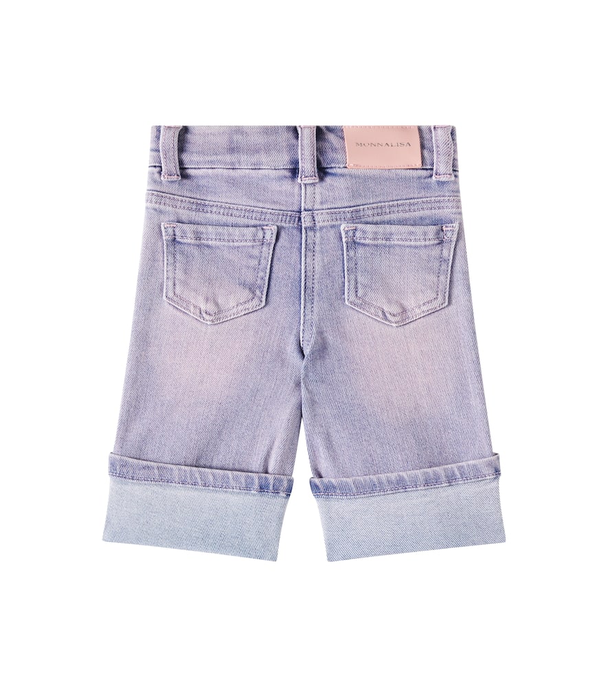 Monnalisa Baby Jeans In Blue