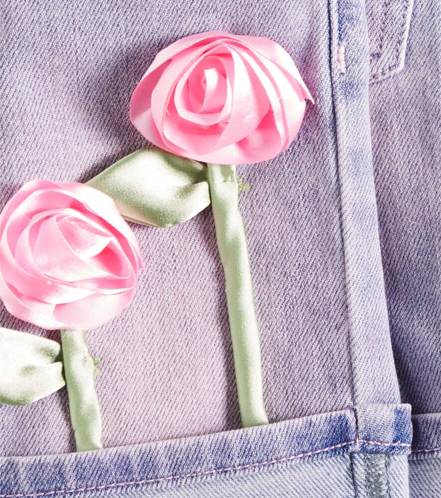 Monnalisa Baby Jeans In Blue